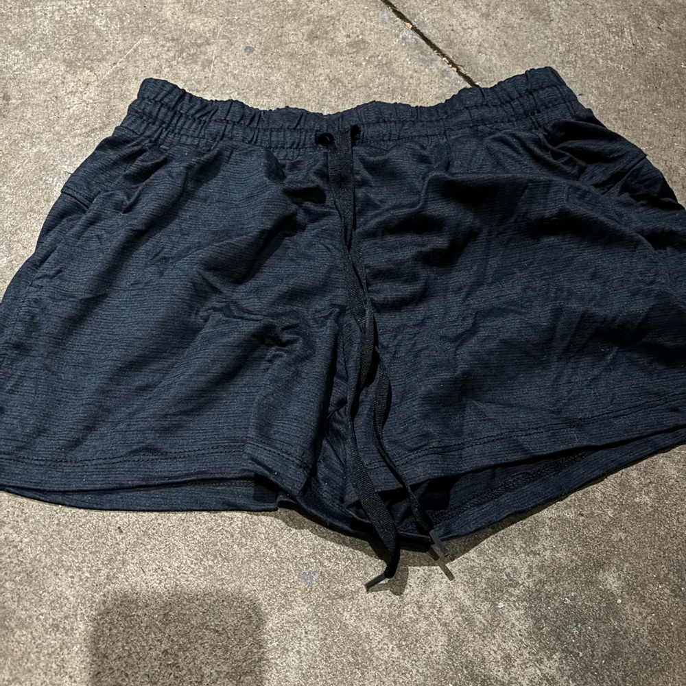 Black Drawstring Shorts